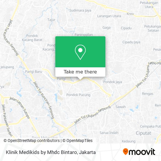 Klinik Medikids by Mhdc Bintaro map