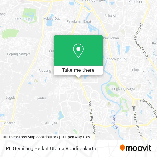Pt. Gemilang Berkat Utama Abadi map