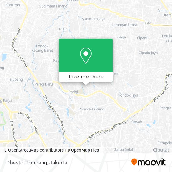 Dbesto Jombang map