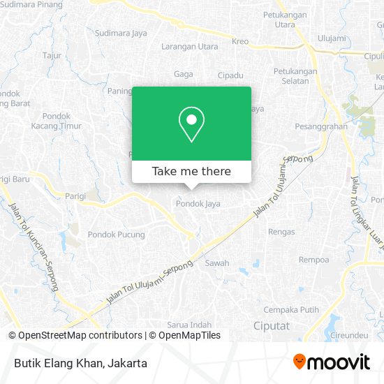 Butik Elang Khan map