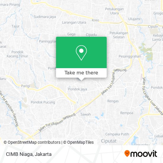 CIMB Niaga map