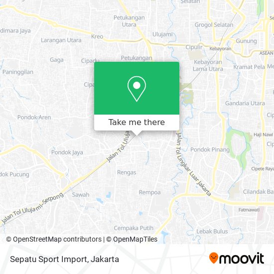 Sepatu Sport Import map