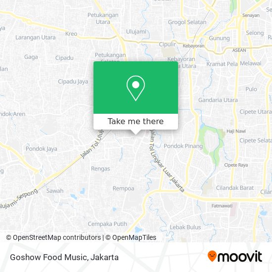 Goshow Food Music map