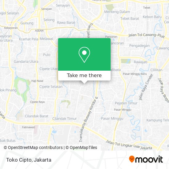 Toko Cipto map