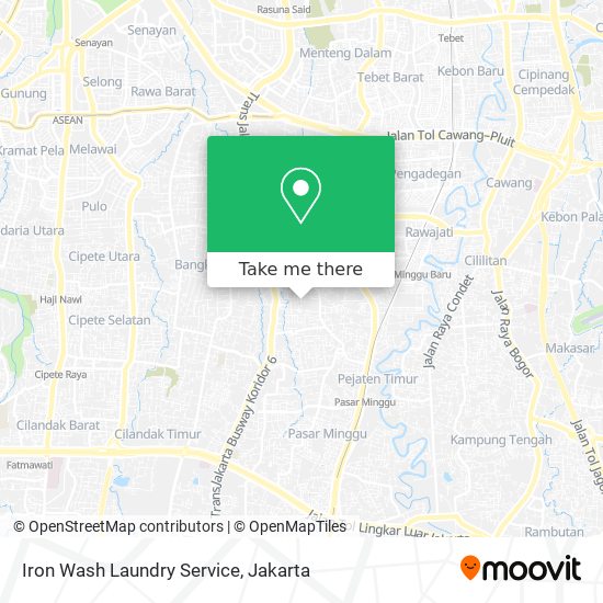 Iron Wash Laundry Service map
