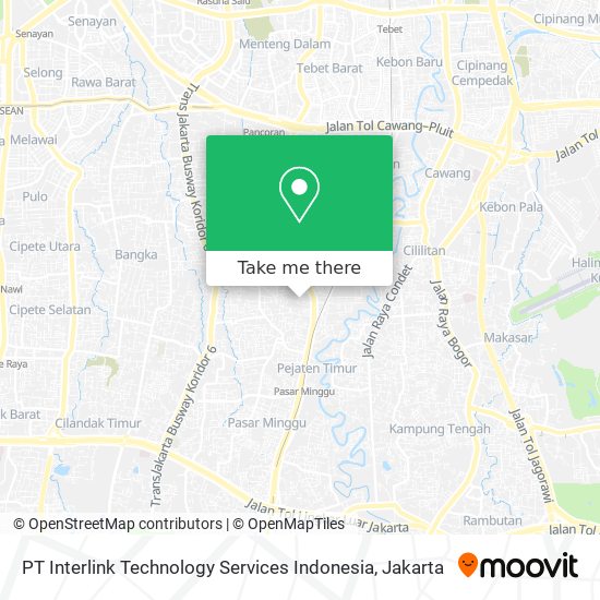 PT Interlink Technology Services Indonesia map