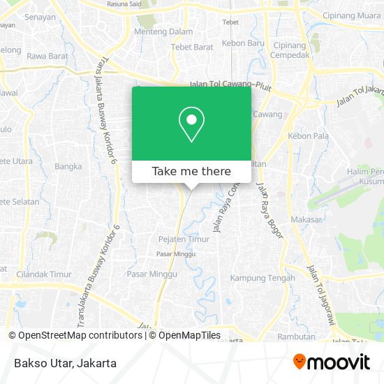 Bakso Utar map