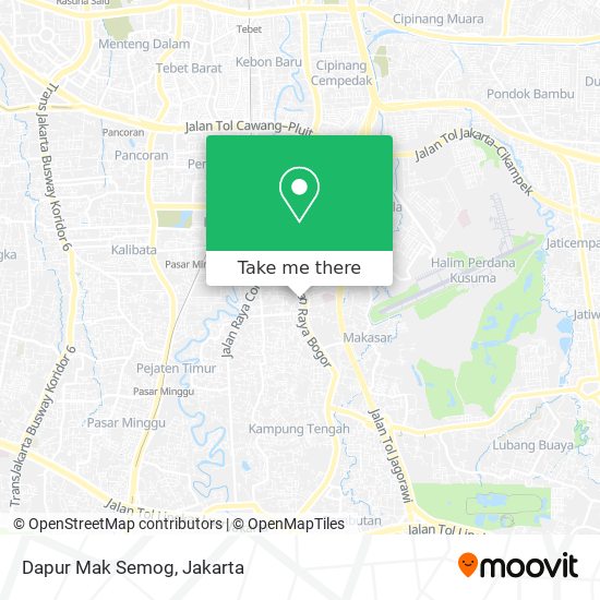 Dapur Mak Semog map