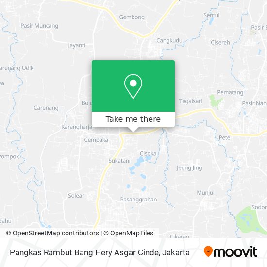 Pangkas Rambut Bang Hery Asgar Cinde map