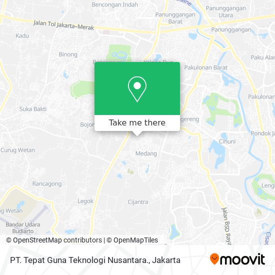 PT. Tepat Guna Teknologi Nusantara. map