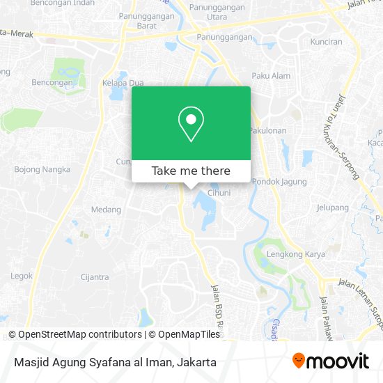 Masjid Agung Syafana al Iman map