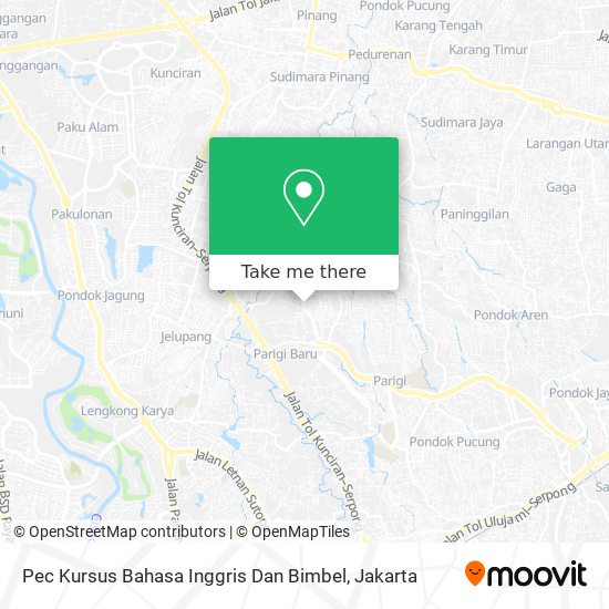 Pec Kursus Bahasa Inggris Dan Bimbel map