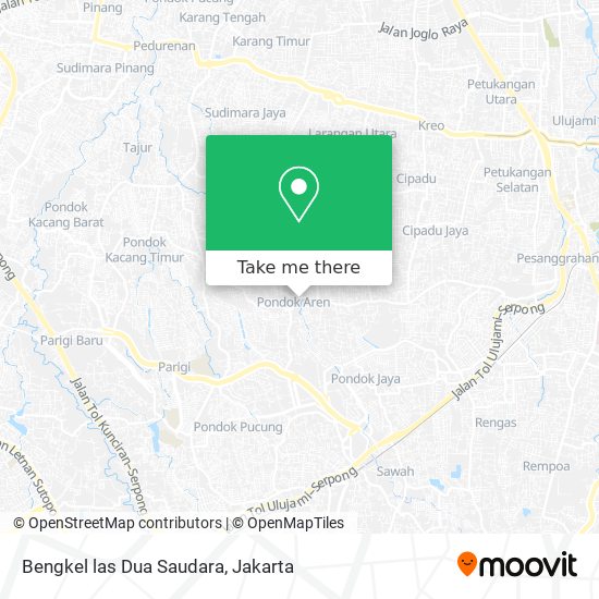 Bengkel las Dua Saudara map