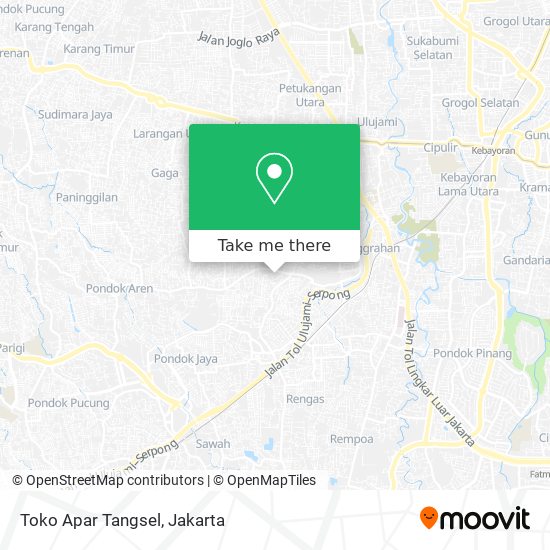 Toko Apar Tangsel map