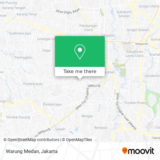 Warung Medan map