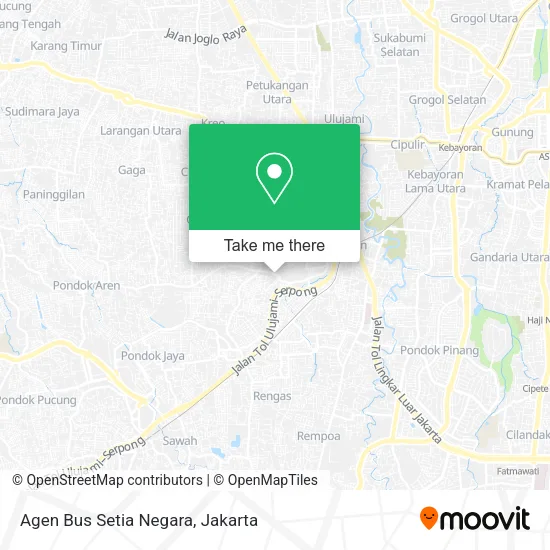 Agen Bus Setia Negara map