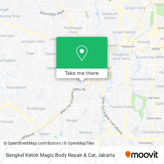 Bengkel Ketok Magic Body Repair & Cat map