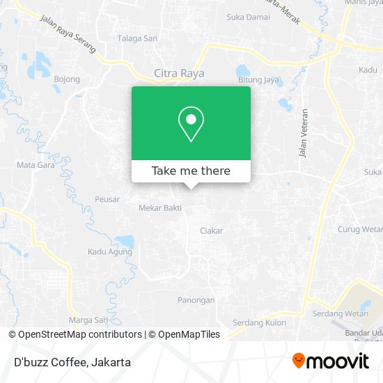 D'buzz Coffee map