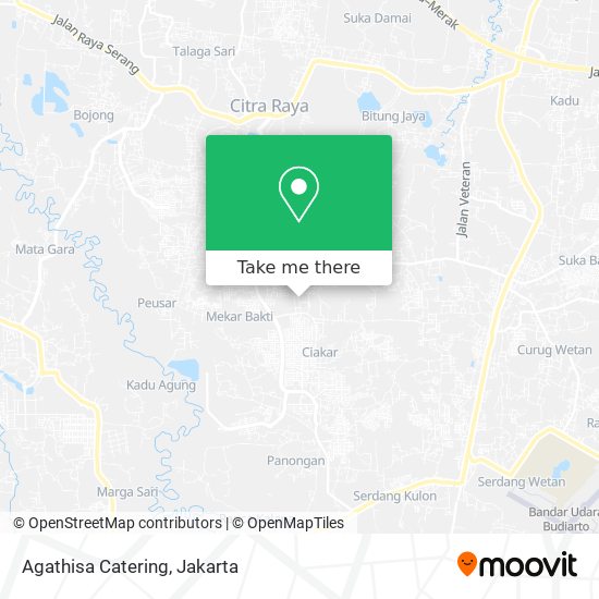 Agathisa Catering map