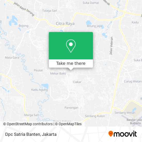 Dpc Satria Banten map