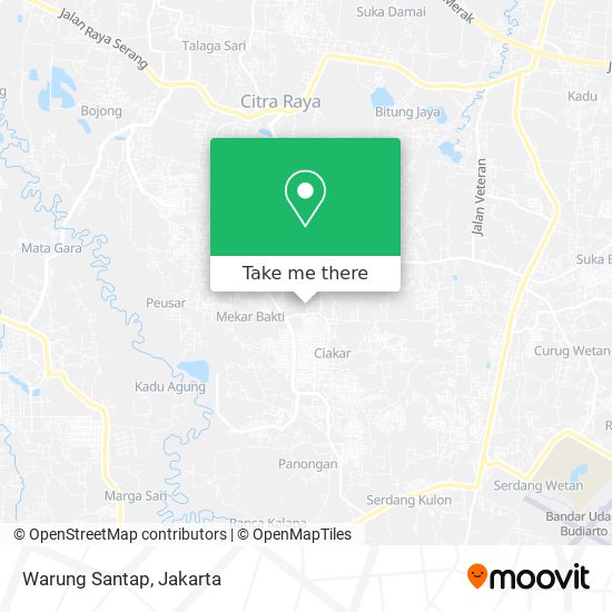 Warung Santap map