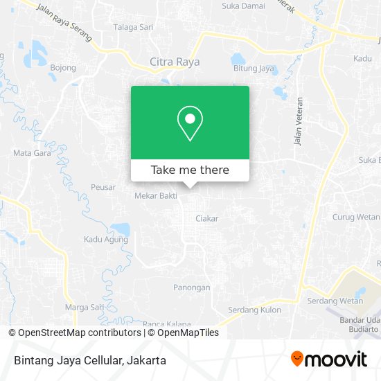 Bintang Jaya Cellular map