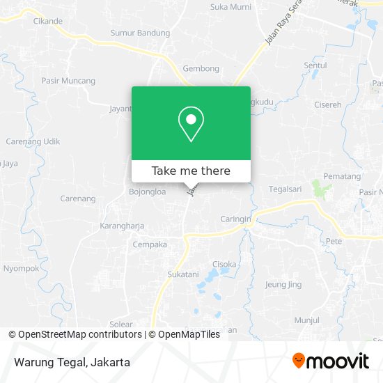 Warung Tegal map