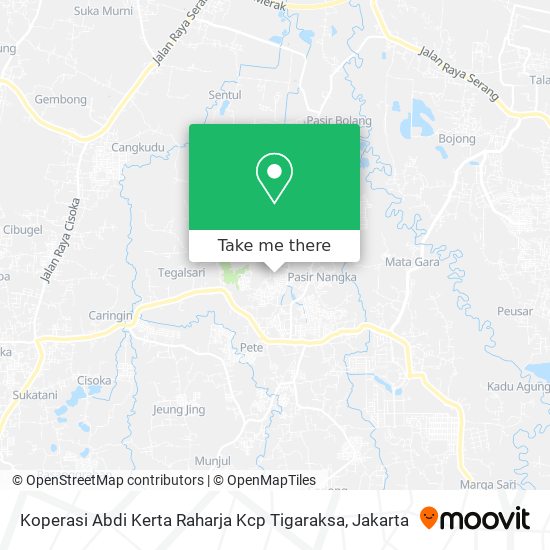 Koperasi Abdi Kerta Raharja Kcp Tigaraksa map