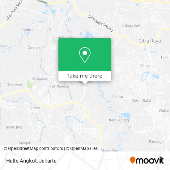 Halte Angkot map