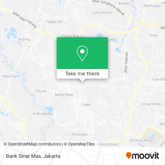 Bank Sinar Mas map