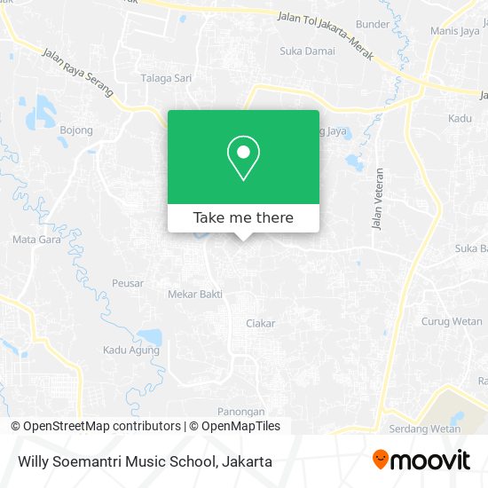 Willy Soemantri Music School map