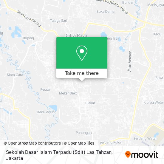 Sekolah Dasar Islam Terpadu (Sdit) Laa Tahzan map