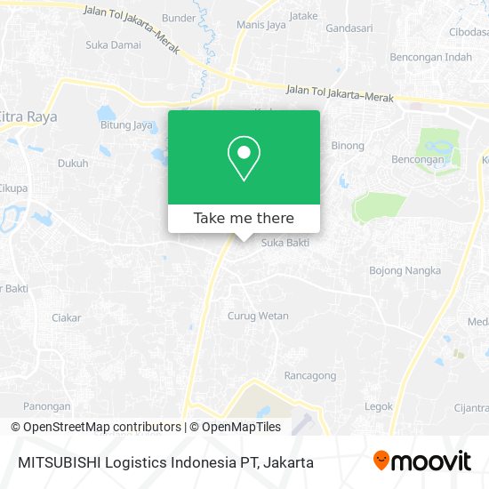 MITSUBISHI Logistics Indonesia PT map