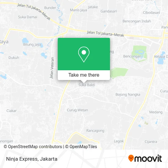 Ninja Express map