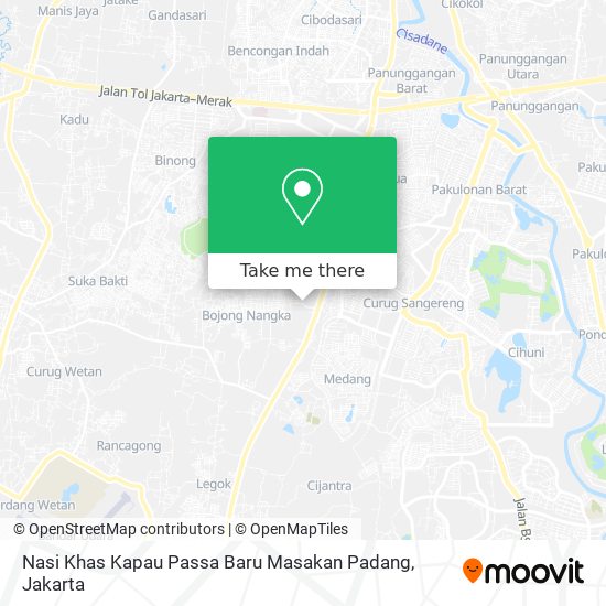 Nasi Khas Kapau Passa Baru Masakan Padang map