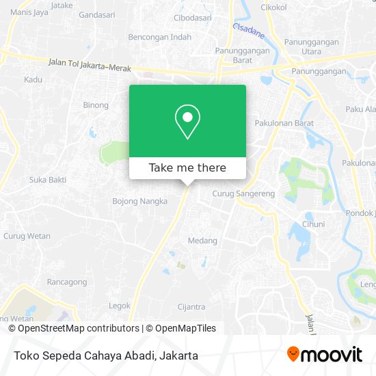 Toko Sepeda Cahaya Abadi map