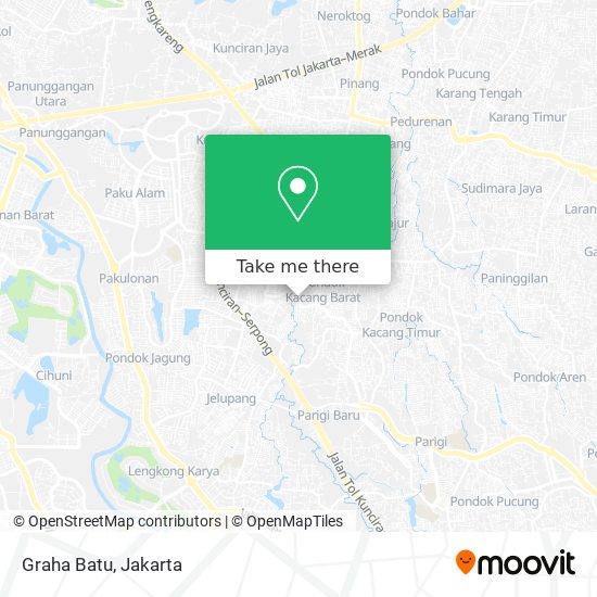 Graha Batu map