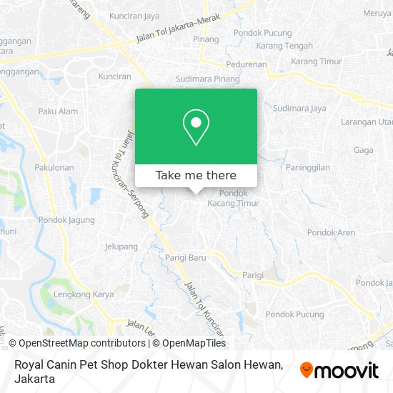 Royal Canin Pet Shop Dokter Hewan Salon Hewan map