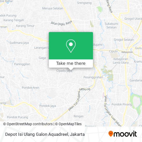 Depot Isi Ulang Galon Aquadreel map