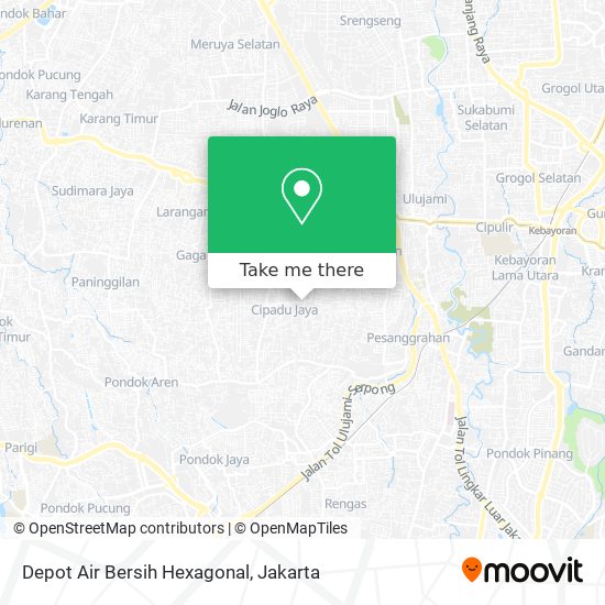 Depot Air Bersih Hexagonal map