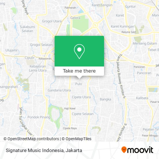 Signature Music Indonesia map