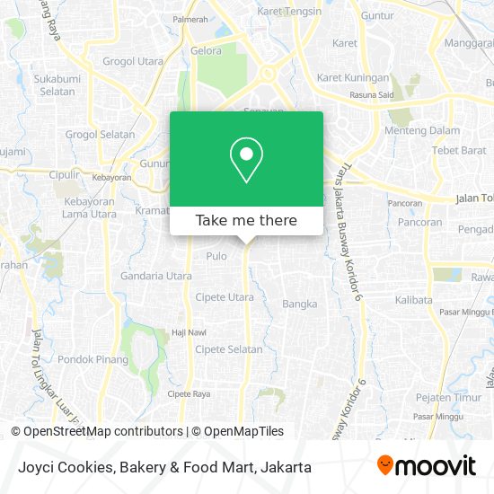 Joyci Cookies, Bakery & Food Mart map