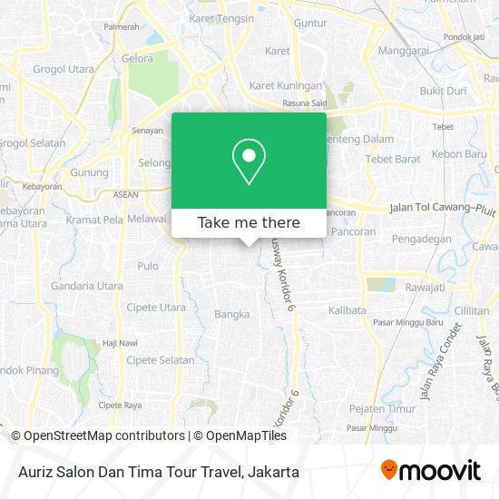 Auriz Salon Dan Tima Tour Travel map