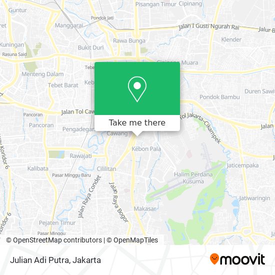 Julian Adi Putra map