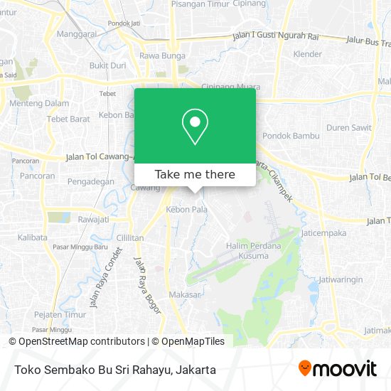 Toko Sembako Bu Sri Rahayu map