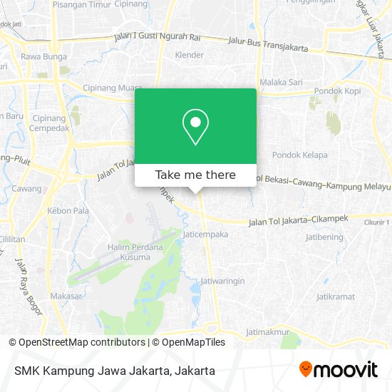 SMK Kampung Jawa Jakarta map