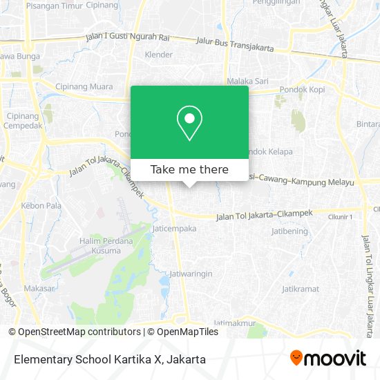 Elementary School Kartika X map