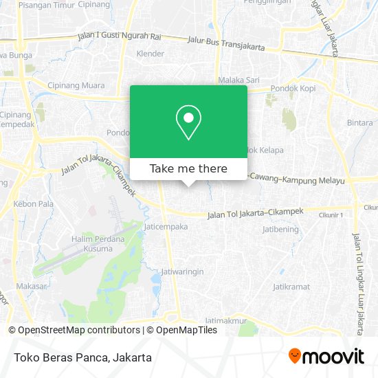 Toko Beras Panca map