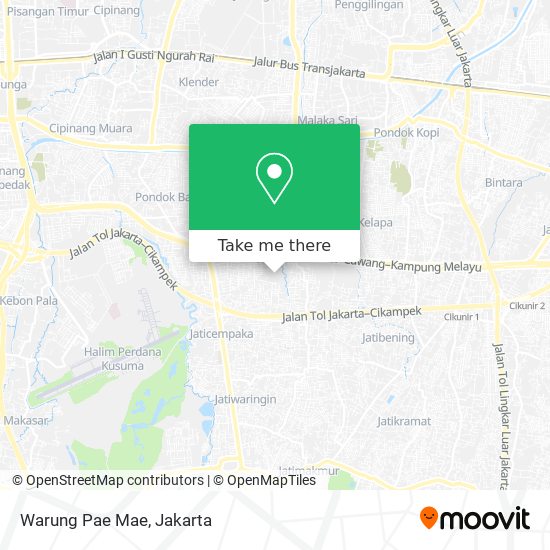 Warung Pae Mae map