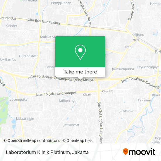 Laboratorium Klinik Platinum map